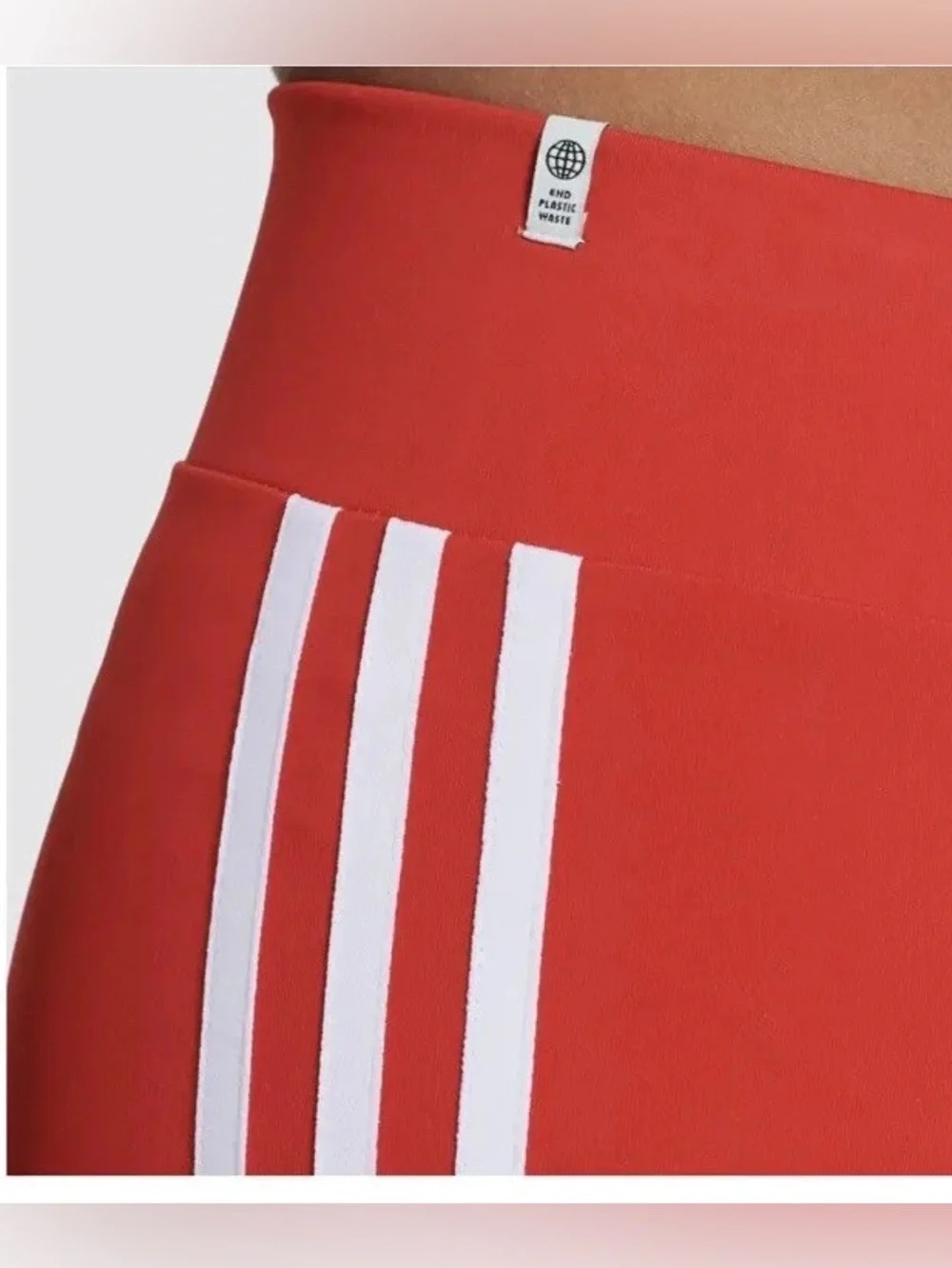 Adidas Originals Traceable Red Booty Shorts Women's Size S Small New NWT
